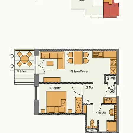Rodehuus 2 Apartment